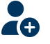 User with add circle